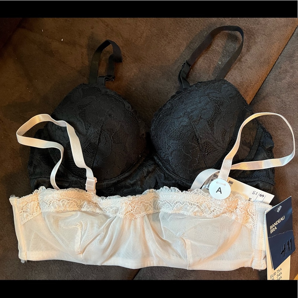 H&M Black Bra (32A)